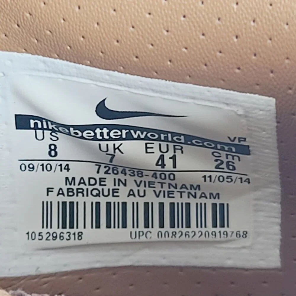 Nike‎ Men's Navy Tan KD 7 EXT QS Floral Loop Low Top Athletic Sneaker Size 8